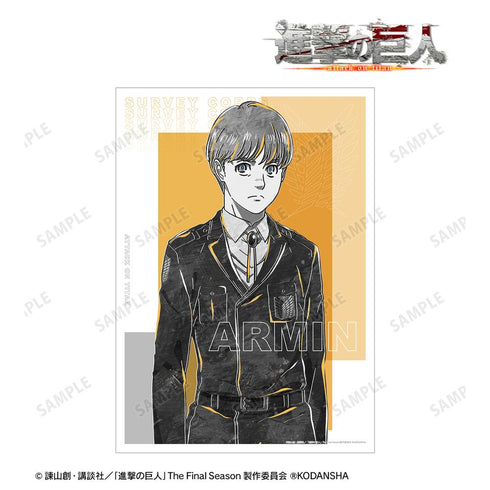 『進撃の巨人』アルミン Ani-Art BLACK LABEL A3マット加工ポスター【202510再販】